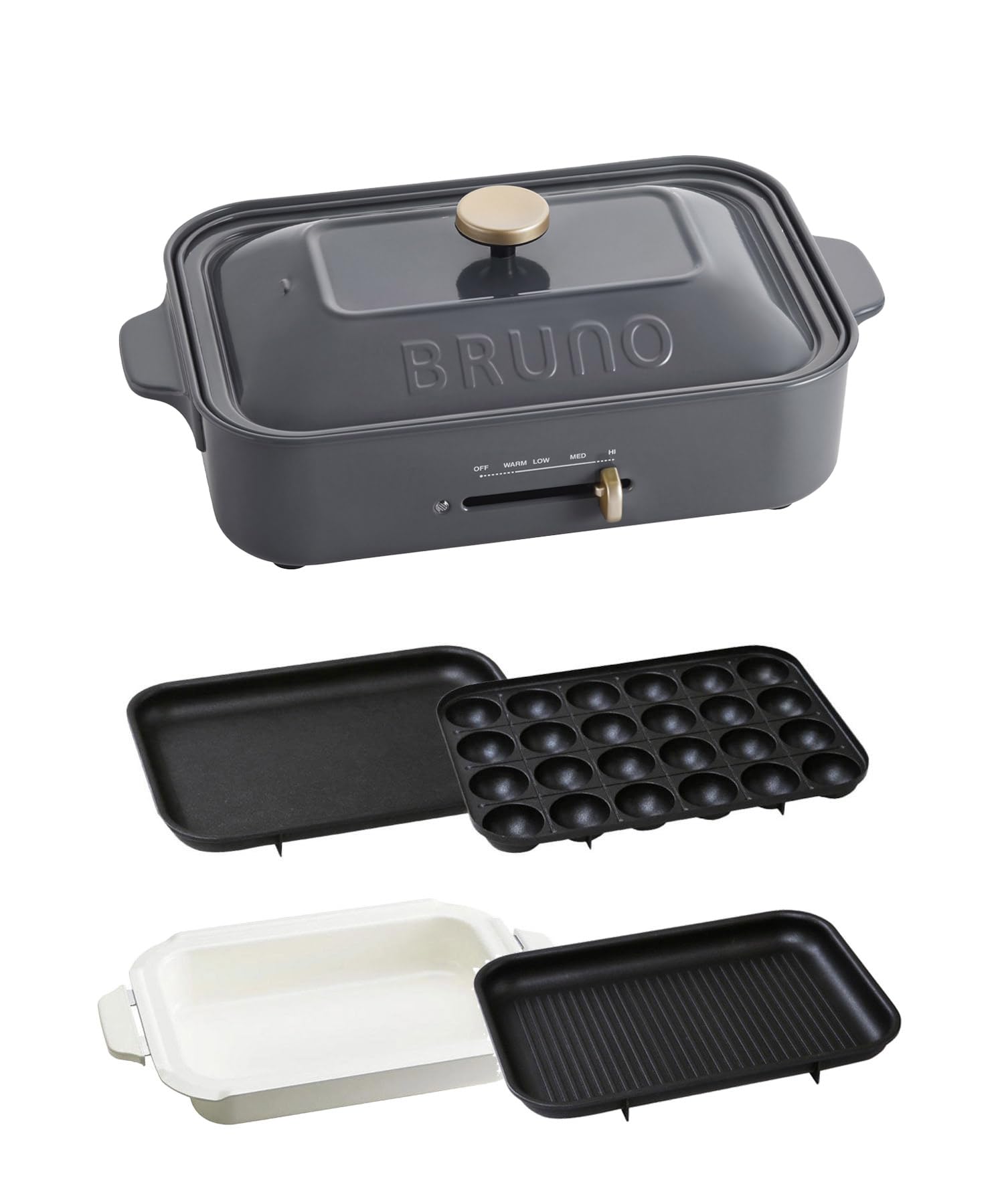 Amazon | BRUNO ブルーノ コンパクトホットプレート 本体 プレート4種 Amazon | BRUNO ブルーノ コンパクトホットプレート 本体 プレート4種